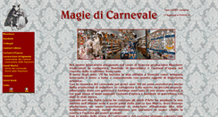 Desktop Screenshot of magiedicarnevale.com